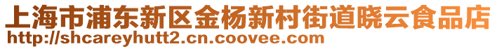 上海市浦東新區金楊新村街道曉云食品店