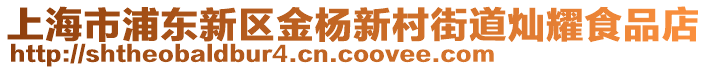 上海市浦東新區(qū)金楊新村街道燦耀食品店