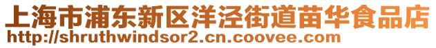 上海市浦東新區(qū)洋涇街道苗華食品店