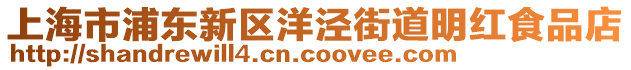 上海市浦東新區(qū)洋涇街道明紅食品店