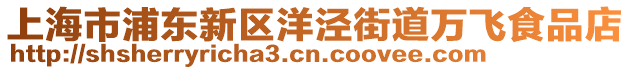 上海市浦東新區(qū)洋涇街道萬飛食品店