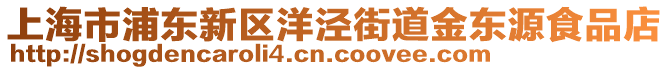 上海市浦東新區(qū)洋涇街道金東源食品店