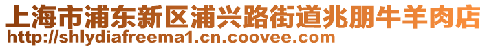 上海市浦東新區(qū)浦興路街道兆朋牛羊肉店