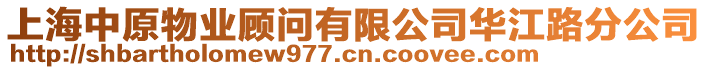 上海中原物業(yè)顧問有限公司華江路分公司