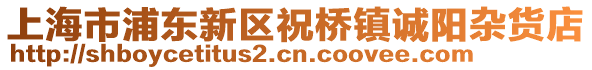 上海市浦東新區(qū)祝橋鎮(zhèn)誠陽雜貨店