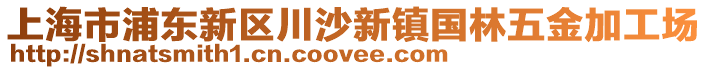 上海市浦東新區(qū)川沙新鎮(zhèn)國林五金加工場