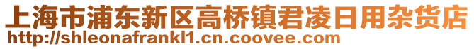 上海市浦東新區(qū)高橋鎮(zhèn)君凌日用雜貨店