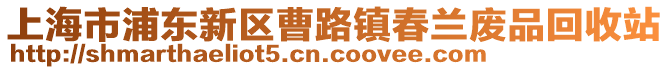上海市浦東新區曹路鎮春蘭廢品回收站