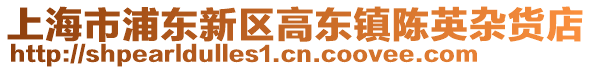 上海市浦東新區高東鎮陳英雜貨店