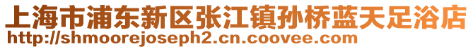 上海市浦東新區(qū)張江鎮(zhèn)孫橋藍(lán)天足浴店