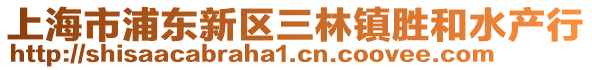 上海市浦東新區(qū)三林鎮(zhèn)勝和水產(chǎn)行