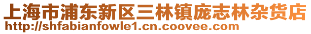 上海市浦東新區三林鎮龐志林雜貨店