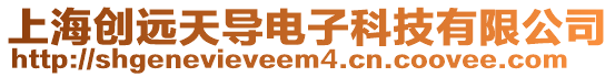 上海創(chuàng)遠(yuǎn)天導(dǎo)電子科技有限公司