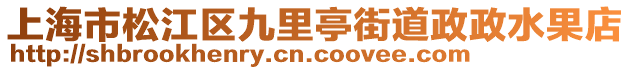 上海市松江區(qū)九里亭街道政政水果店