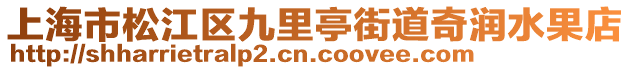 上海市松江區(qū)九里亭街道奇潤水果店