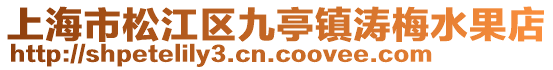 上海市松江區(qū)九亭鎮(zhèn)濤梅水果店