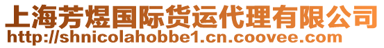 上海芳煜國際貨運代理有限公司