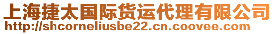 上海捷太國(guó)際貨運(yùn)代理有限公司