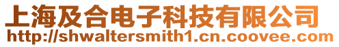 上海及合電子科技有限公司