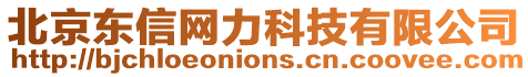 北京東信網(wǎng)力科技有限公司