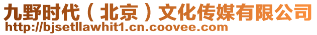 九野時代(北京)文化傳媒有限公司