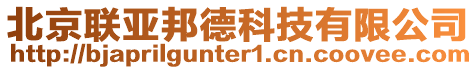 北京聯(lián)亞邦德科技有限公司