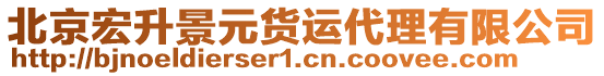 北京宏升景元貨運(yùn)代理有限公司