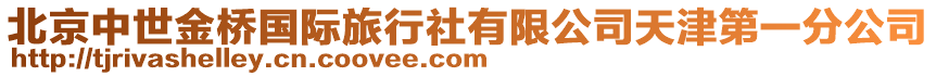 北京中世金橋國際旅行社有限公司天津第一分公司