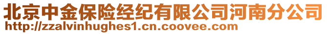 北京中金保險經紀有限公司河南分公司