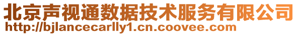 北京聲視通數(shù)據(jù)技術(shù)服務(wù)有限公司