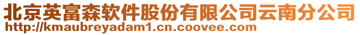 北京英富森軟件股份有限公司云南分公司