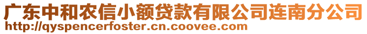 广东中和农信小额贷款有限公司连南分公司