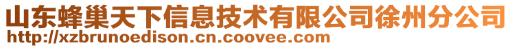 山東蜂巢天下信息技術有限公司徐州分公司