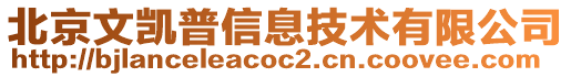 北京文凱普信息技術(shù)有限公司