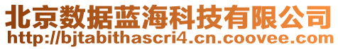 北京數(shù)據(jù)藍(lán)?？萍加邢薰? style=