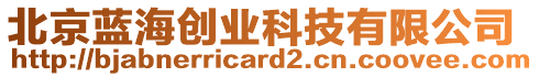 北京藍(lán)海創(chuàng)業(yè)科技有限公司