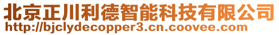 北京正川利德智能科技有限公司