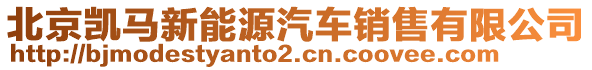 北京凱馬新能源汽車銷售有限公司