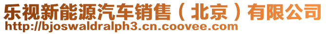 樂視新能源汽車銷售（北京）有限公司