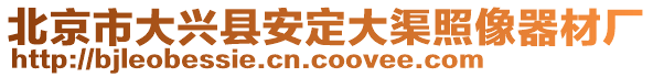 北京市大興縣安定大渠照像器材廠