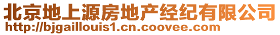 北京地上源房地產經紀有限公司