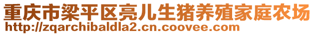 重慶市梁平區(qū)亮兒生豬養(yǎng)殖家庭農(nóng)場