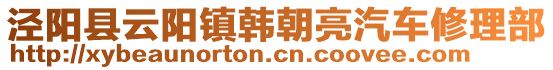 涇陽縣云陽鎮(zhèn)韓朝亮汽車修理部