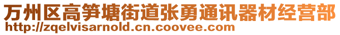 萬州區(qū)高筍塘街道張勇通訊器材經(jīng)營部