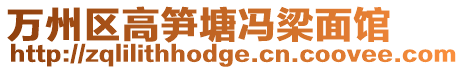 萬州區(qū)高筍塘馮梁面館
