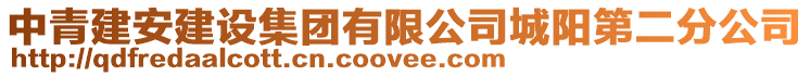 中青建安建设集团有限公司城阳第二分公司