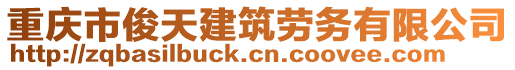 重慶市俊天建筑勞務(wù)有限公司