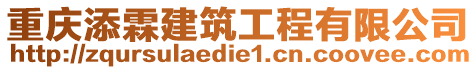 重慶添霖建筑工程有限公司