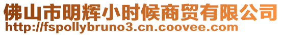 佛山市明輝小時候商貿有限公司