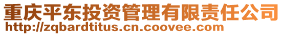 重慶平東投資管理有限責任公司